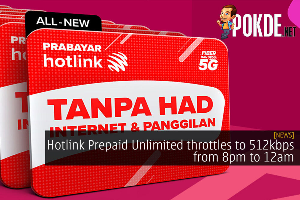 Hotlink Prepaid Unlimited throttle cover
