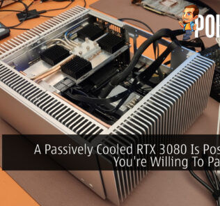 Passively cooled RTX 3080 cover