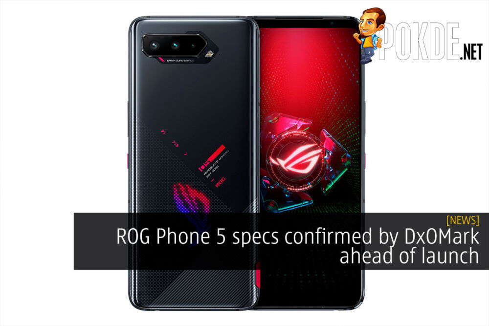 ROG Phone 5 specs dxomark cover