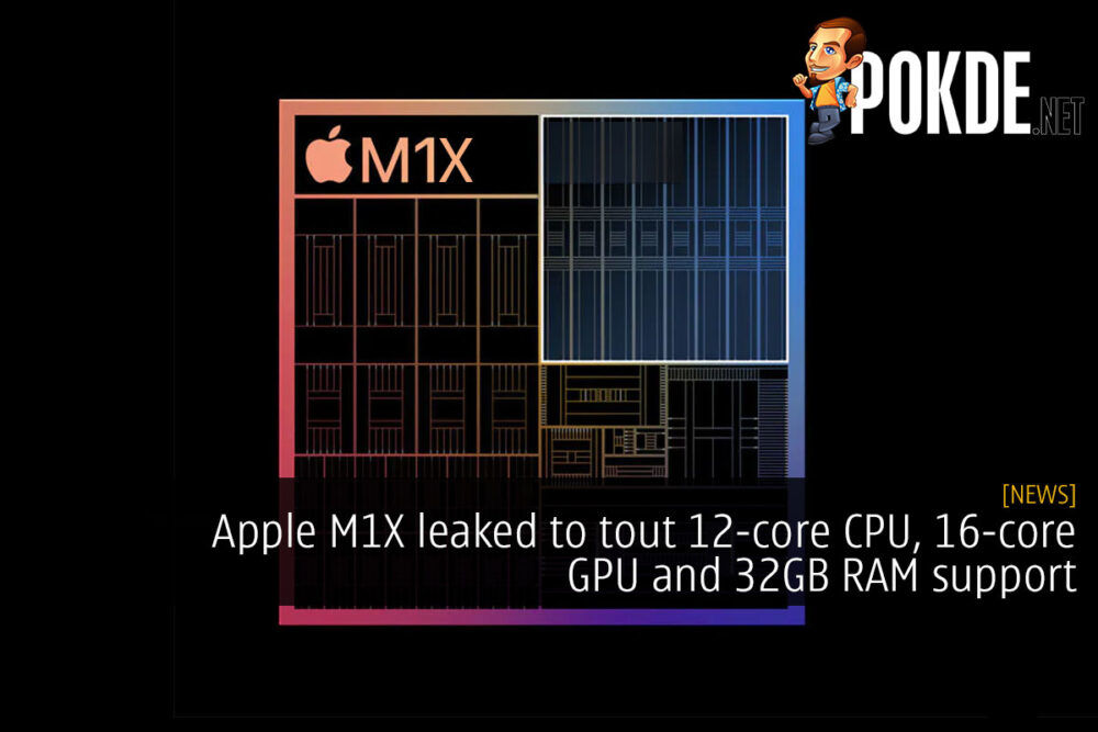 apple m1x leak 12 core cpu 16 core gpu cover