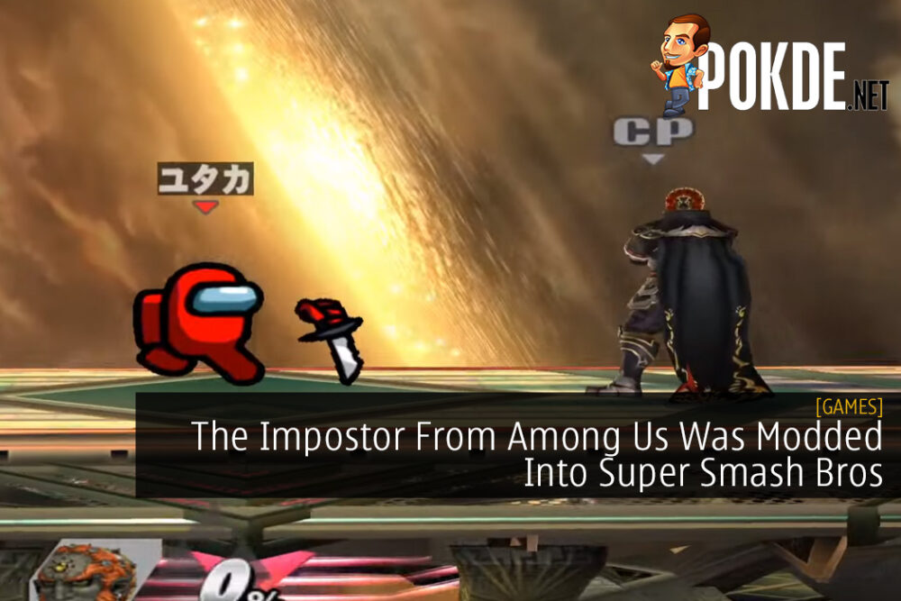 The Impostor From Among Us Was Modded Into Super Smash Bros