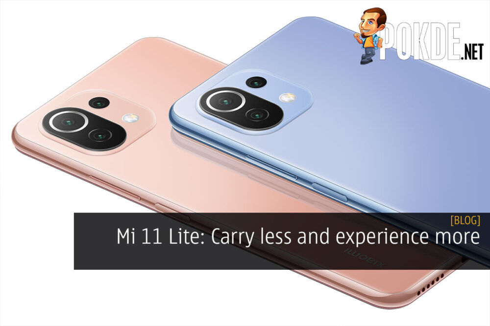 Xiaomi Mi 11 Lite carry less experience more cover