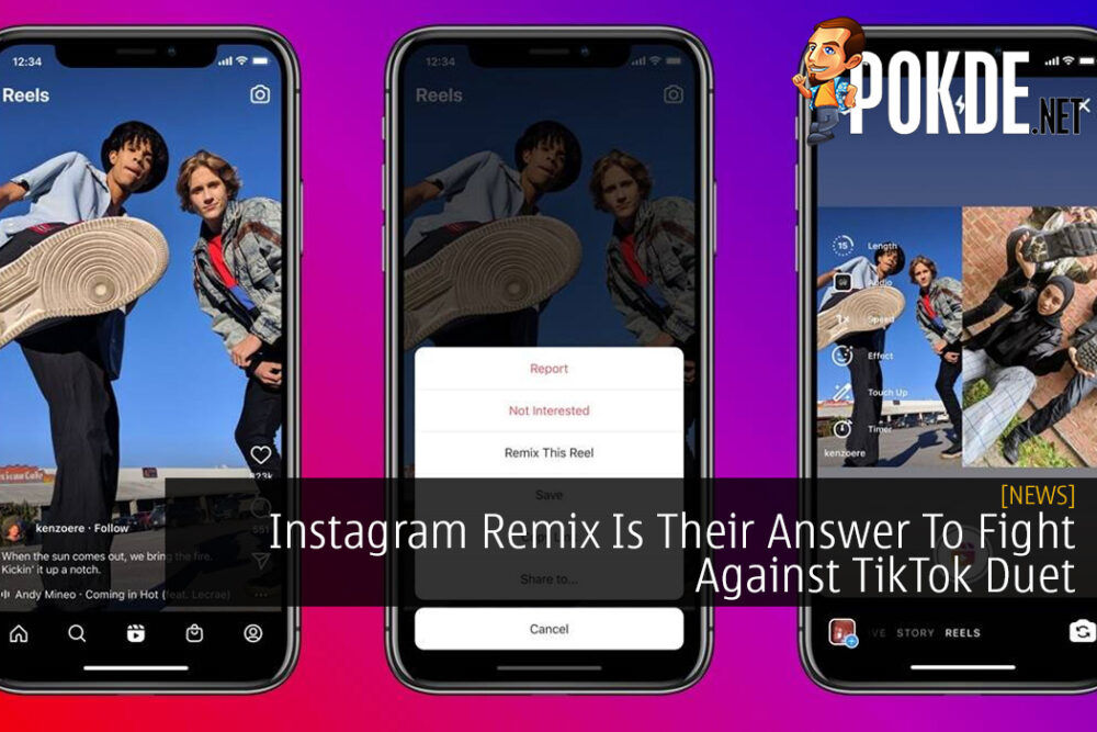 Instagram Remix Is Their Answer To Fight Against TikTok Duet
