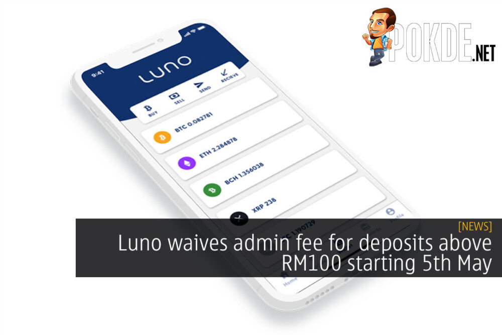 luno waive deposit fee cover