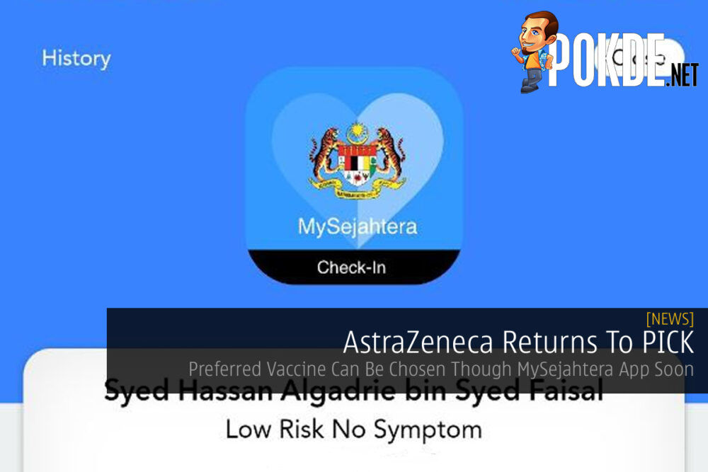 AstraZeneca PICK MySejahtera App cover