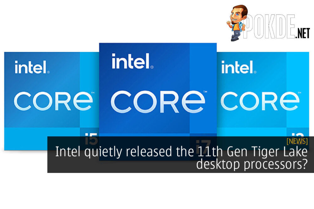 Intel 11th Gen Tiger Lake desktop cover