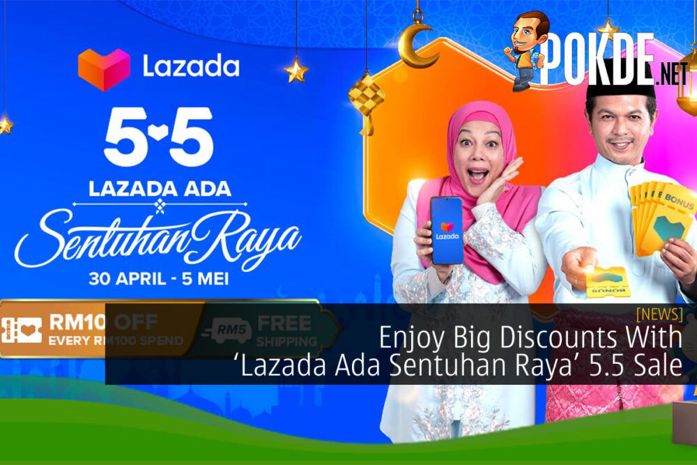 Lazada Ada Sentuhan Raya 5.5 Sale cover