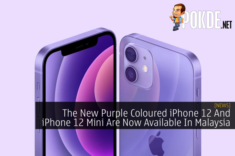 Purple iPhone 12 and iPhone 12 mini cover