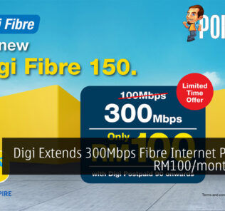 Digi Extends 300Mbps Fibre Internet Plan For RM100/month Offer 30