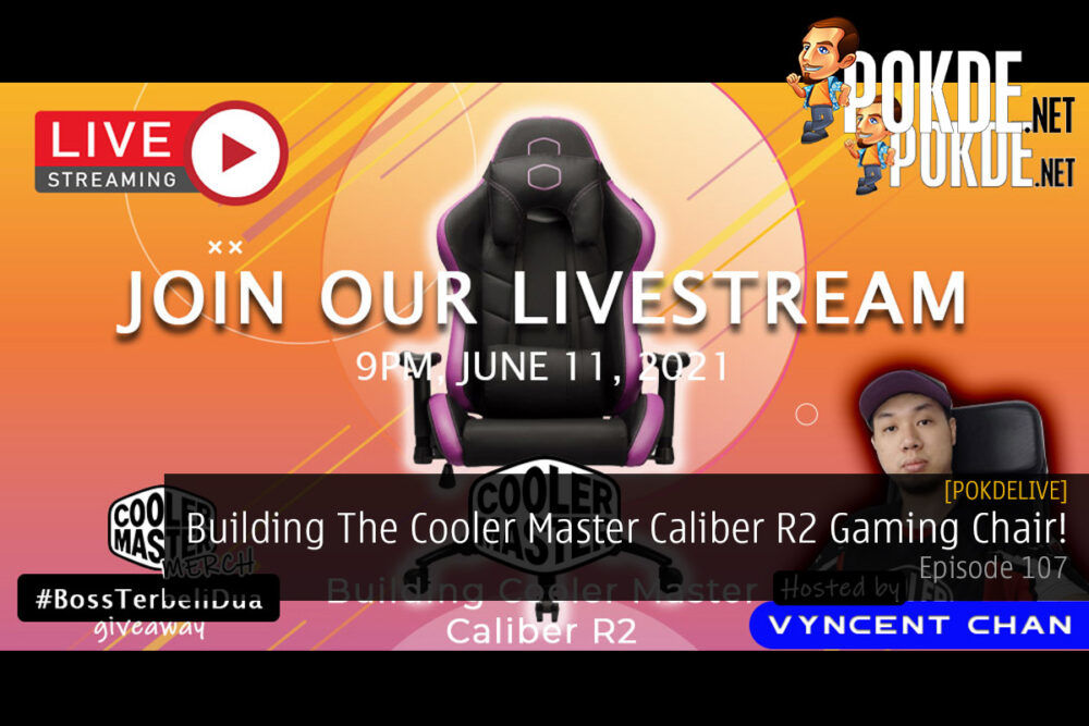 PokdeLIVE 107 — Building The Cooler Master Caliber R2 Gaming Chair! 31