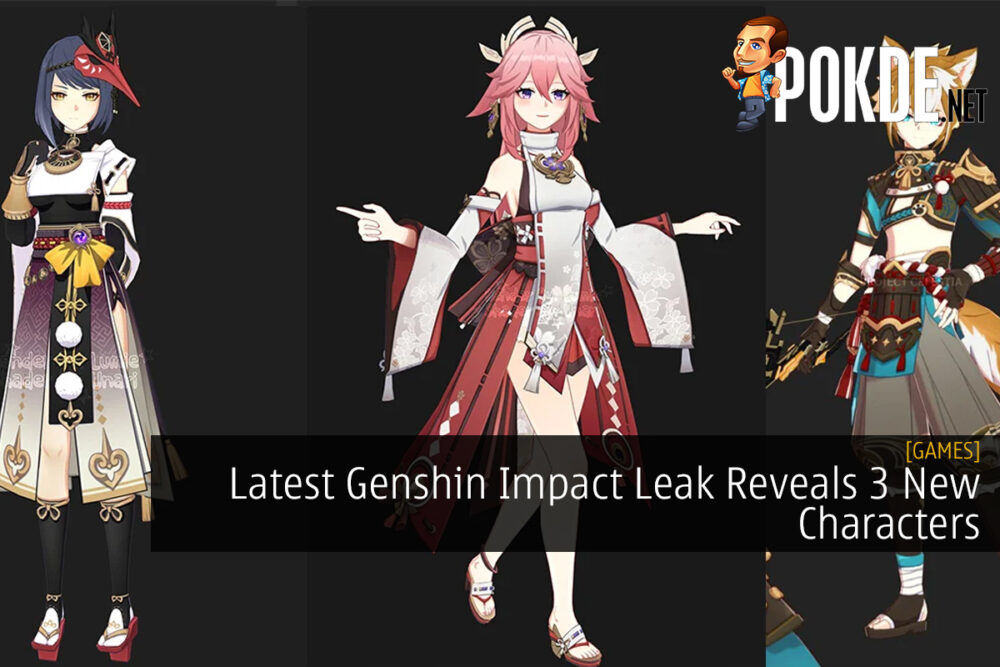 Latest Genshin Impact Leak Reveals 3 New Characters