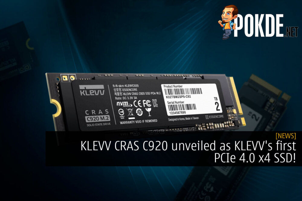 klevv cras c920 pcie 4 ssd cover