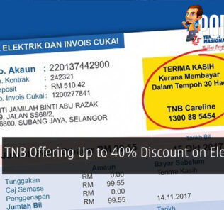 TNB Offering Up to 40% Discount on Electricity Bills