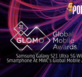 Samsung Galaxy S21 Ultra 5G GLOMO Awards cover