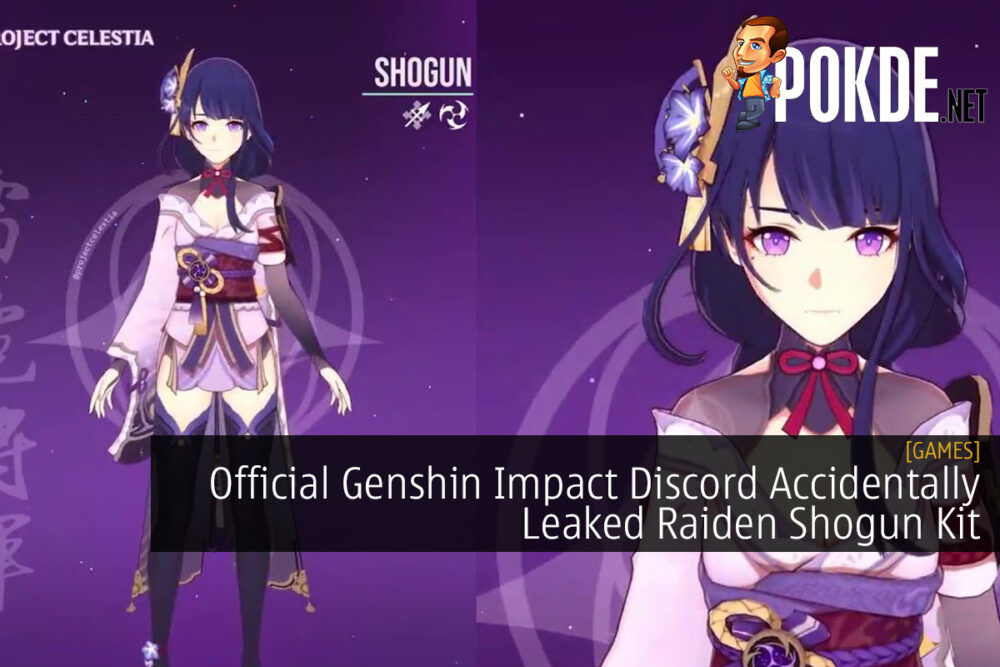 Official Genshin Impact Discord Accidentally Leaked Raiden Shogun Kit