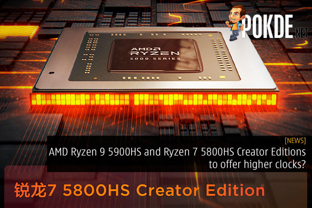 AMD Ryzen 9 5900HS Ryzen 7 5800HS Creator Edition cover