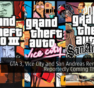 GTA 3, GTA Vice City and GTA San Andreas remasters cover