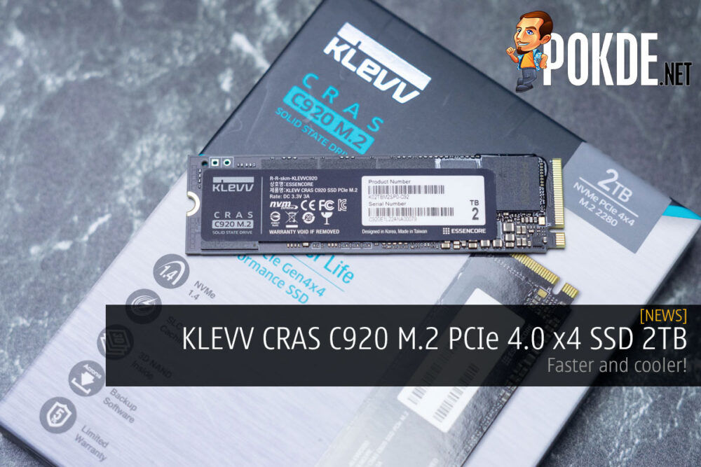 KLEVV CRAS C920 M.2 PCIe 4.0 x4 SSD 2TB Review — faster and cooler! 30