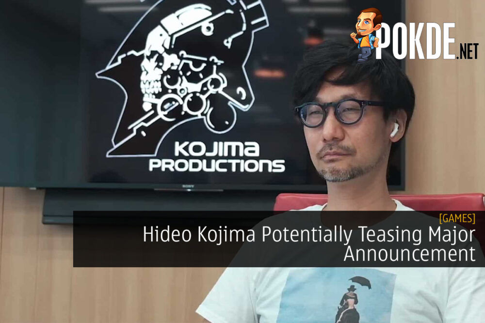 Hideo Kojima Potentially Teasing Major Announcement