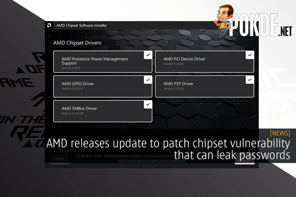 amd chipset driver update vulnerability cover