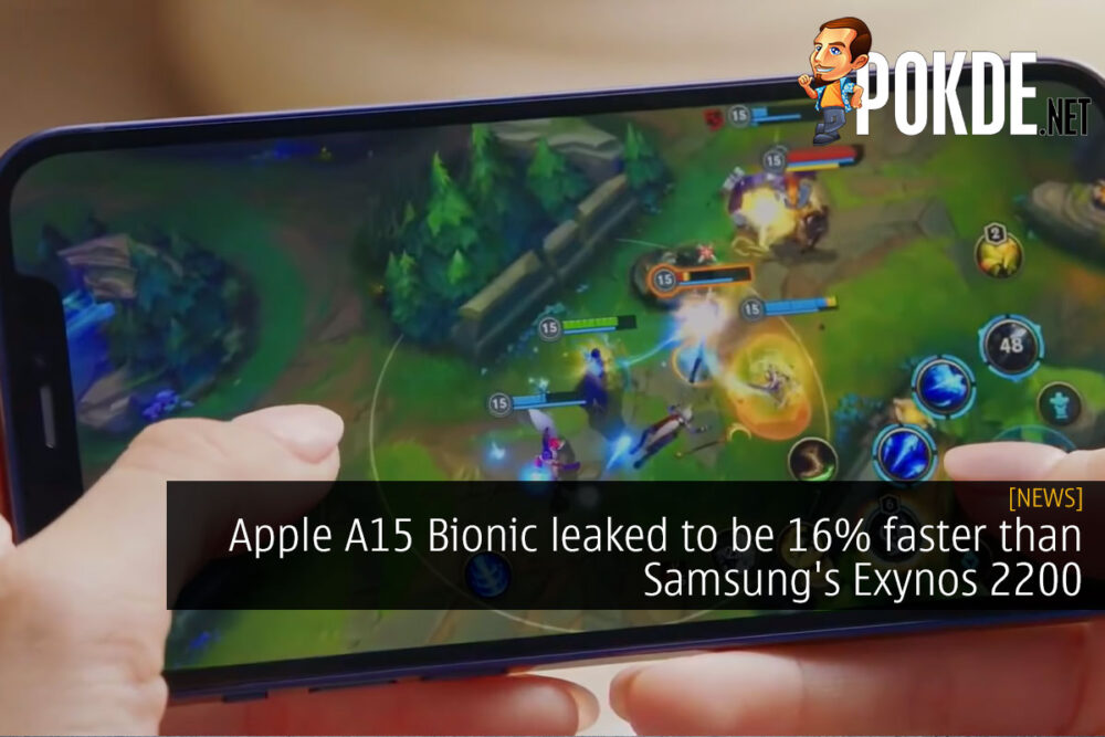 apple a15 bionic faster exynos 2200 cover