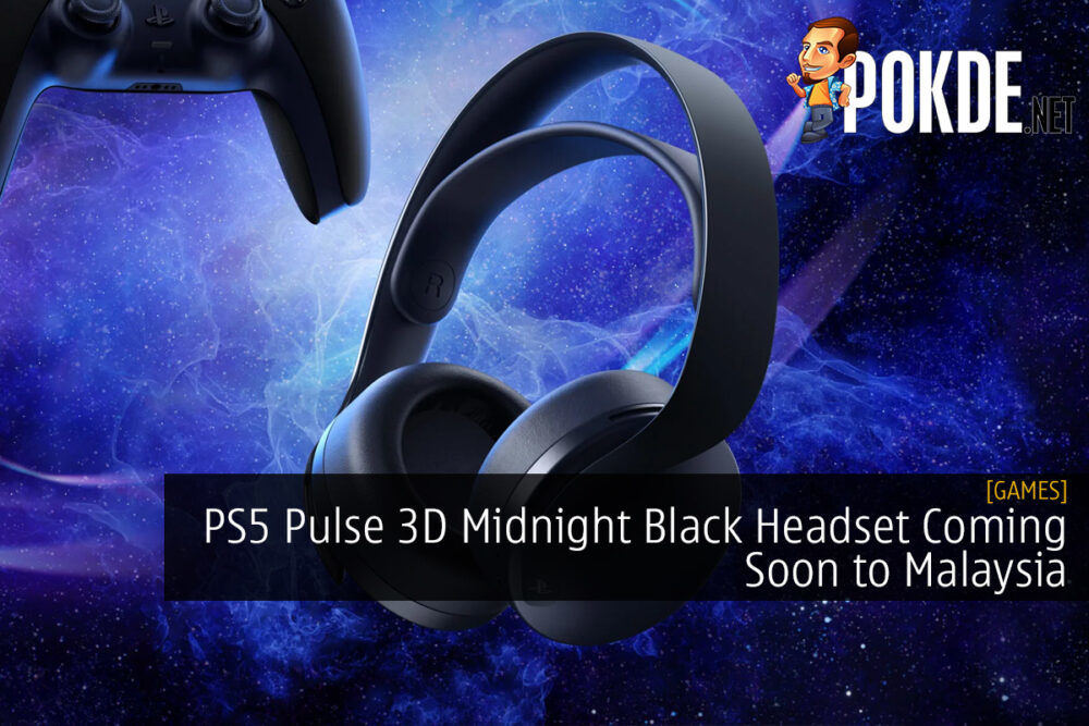 PS5 Pulse 3D Midnight Black Headset Coming Soon to Malaysia