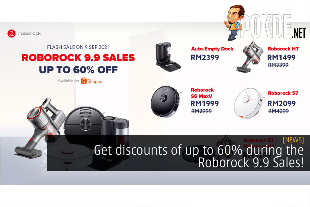 roborock 9.9 sale 60% off cover