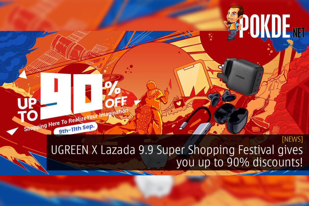 ugreen x lazada 9.9 super shopping festival discount cover