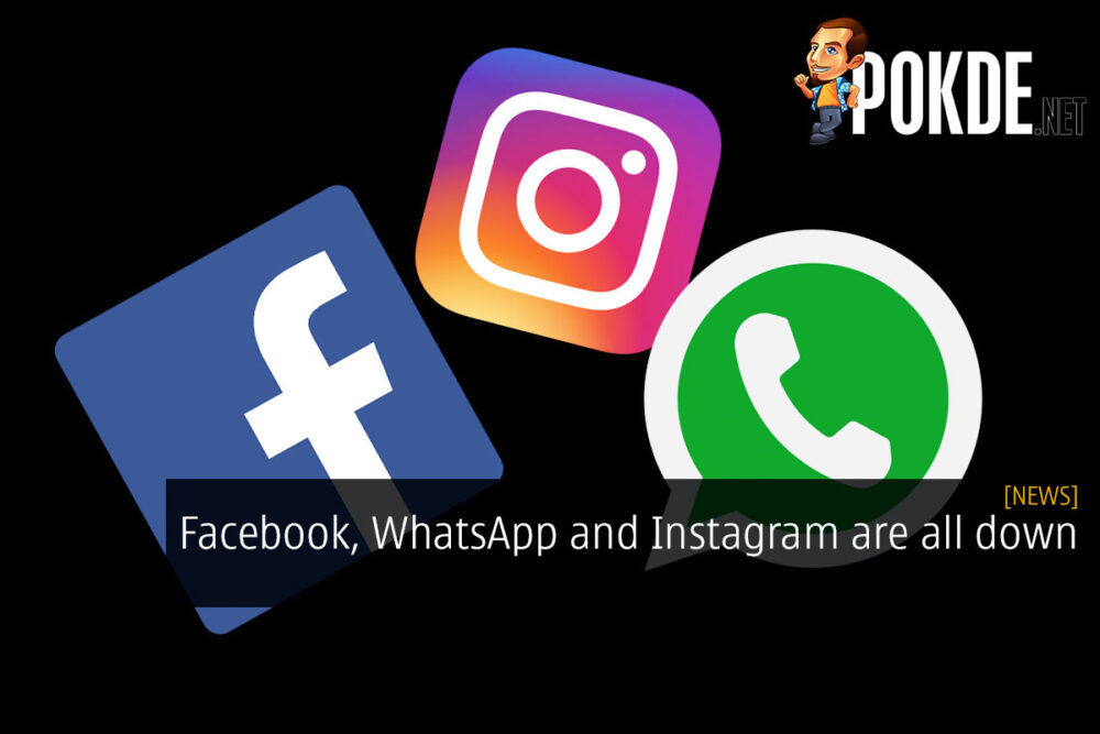 Facebook, whatsapp, instagram down cover