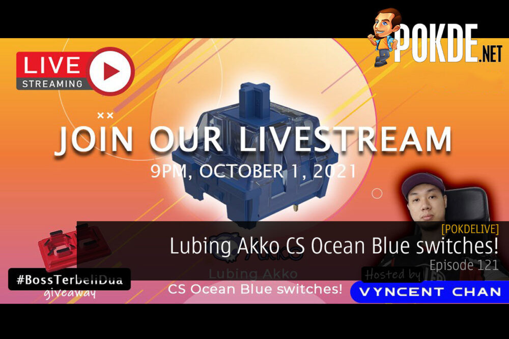 PokdeLIVE 121 — Lubing Akko CS Ocean Blue Switches! 29