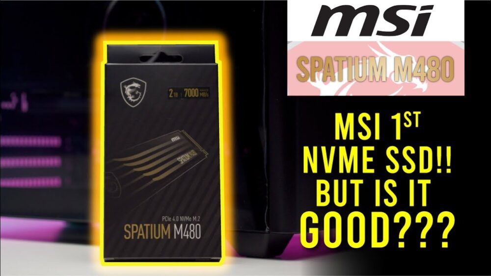 MSI Spatium M480 full review - MSI FIRST NVME SSD!! BUT IS IT GOOD??? 24