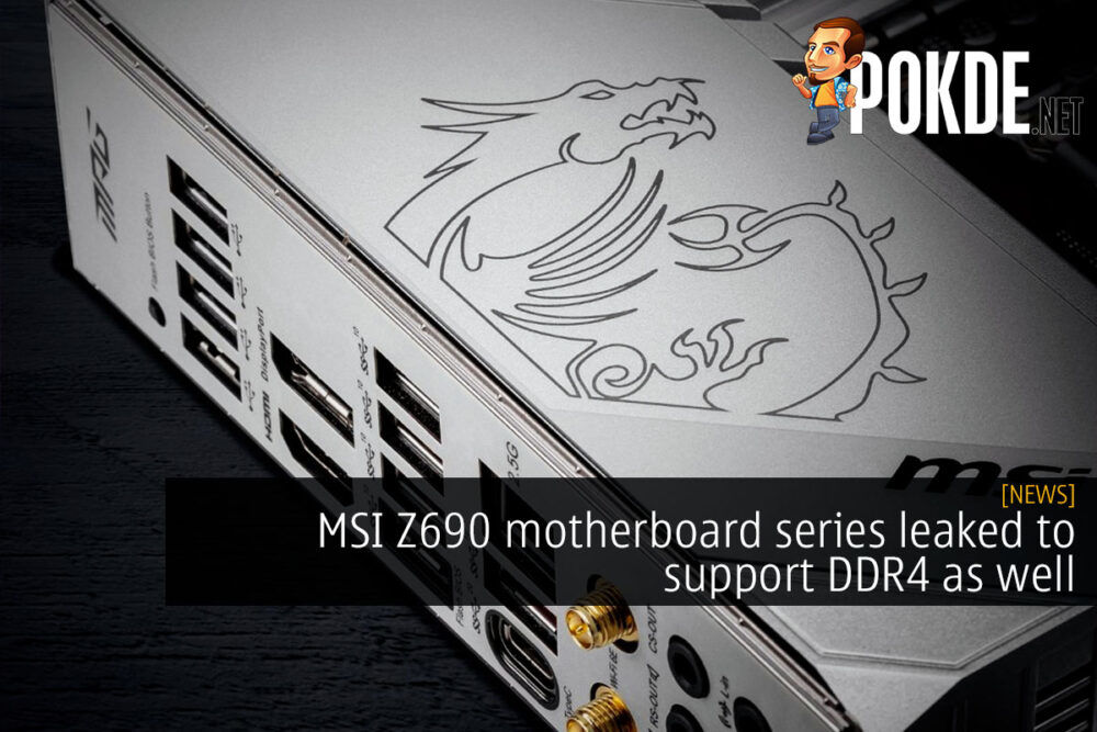 msi z690 motherboard series ddr4 cover