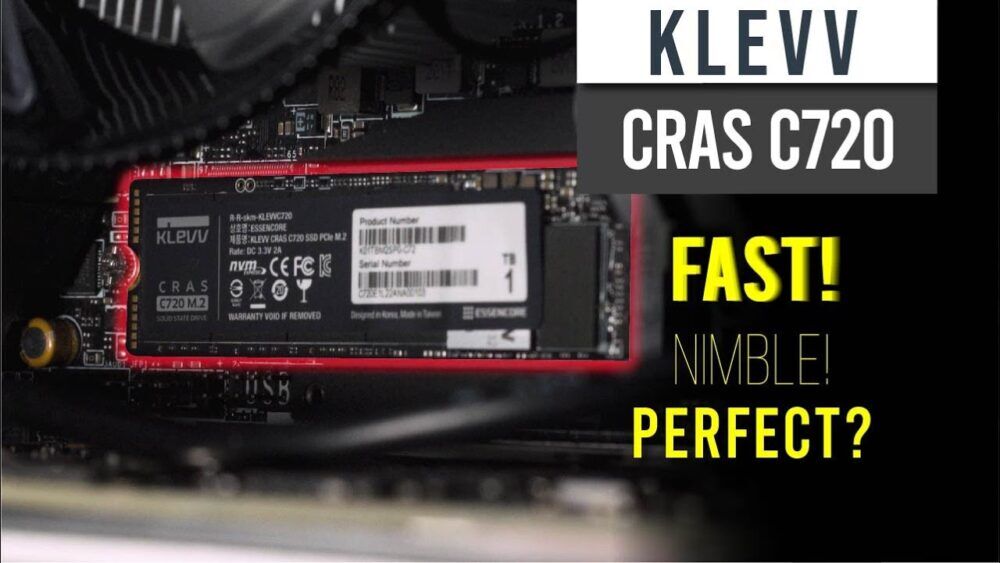 KLEVV CRAS C720 Review - a perfectly adequate PCIe Gen 3 X 4 NVME SSD 26