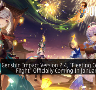 Genshin Impact Version 2.4 Fleeting Colors in Flight cover