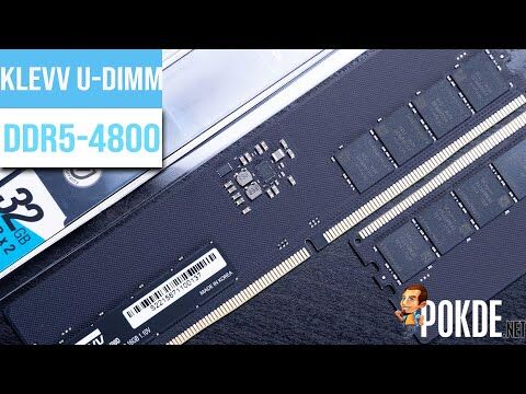 KLEVV DDR5 U-DIMM Standard Memory DDR5-4800 CL40 Review — Overengineered Value RAM? | Pokde.net 26