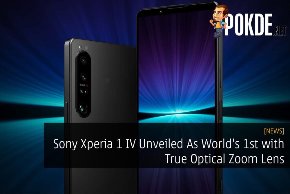 Sony Xperia 1 IV Unveiled As World's First Smartphone with True Optical Zoom Lens