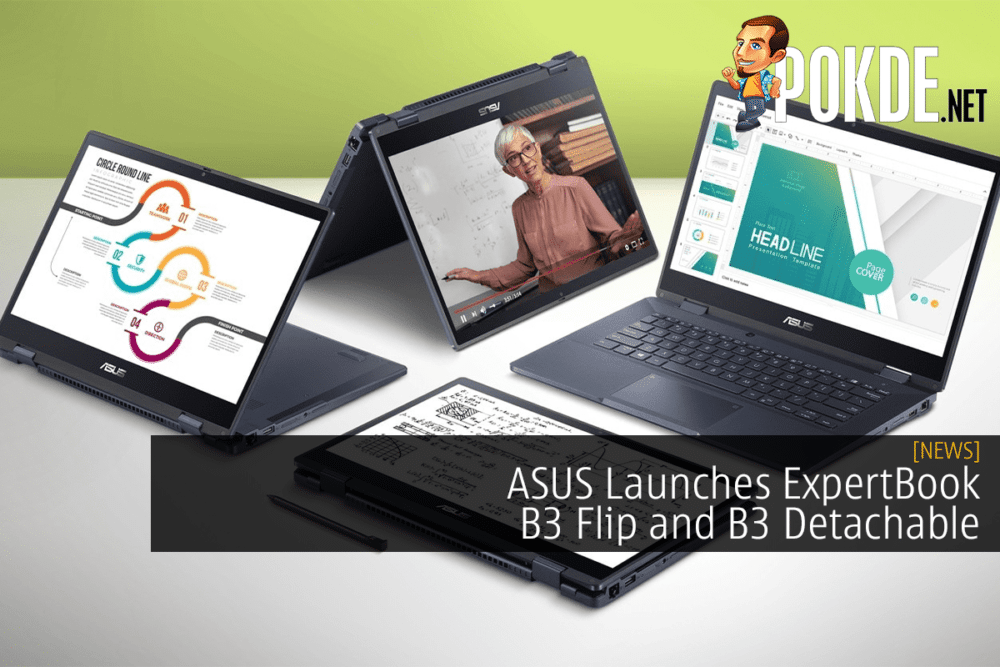 ASUS Launches ExpertBook B3 Flip and B3 Detachable