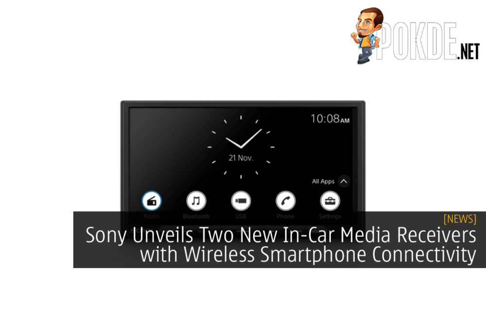 Sony Unveils Two New In-Car Media Receivers with Wireless Smartphone Connectivity