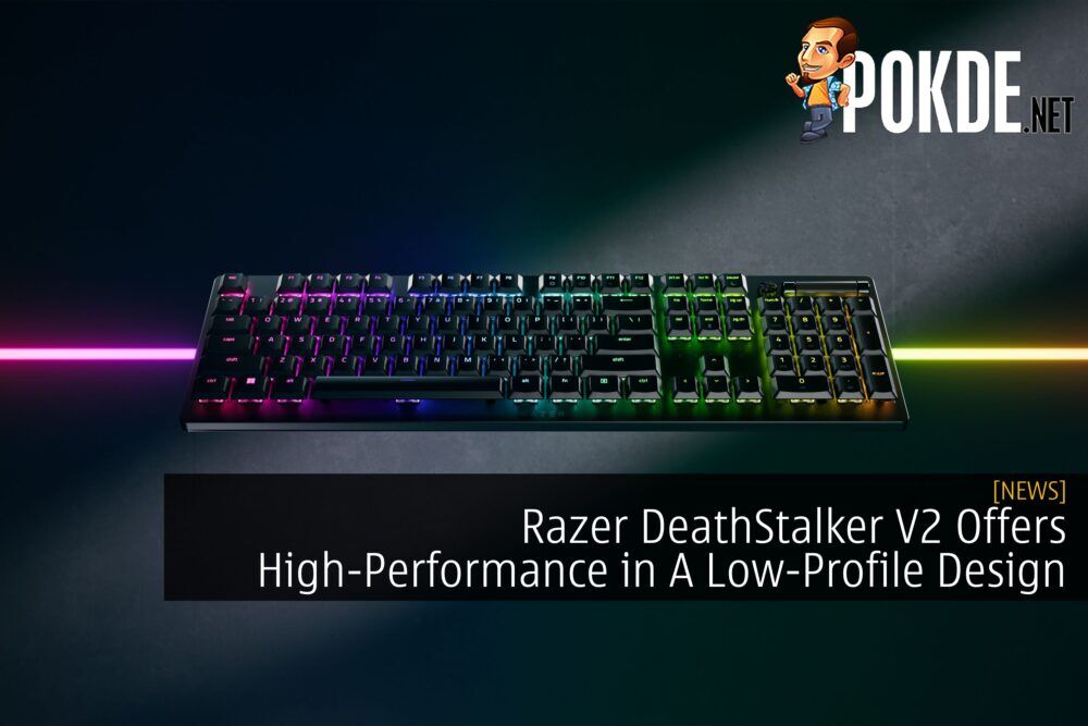 Razer DeathStalker V2 Offers High-Performance in A Low-Profile Design