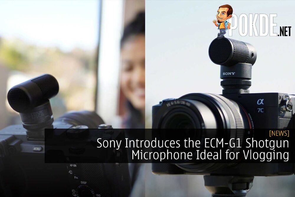 Sony Introduces the ECM-G1 Shotgun Microphone Ideal for Vlogging