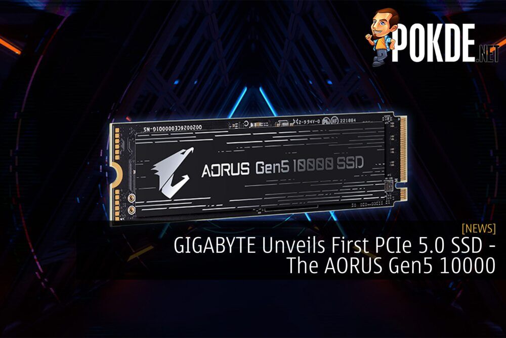 GIGABYTE Unveils First PCIe 5.0 SSD - The AORUS Gen5 10000