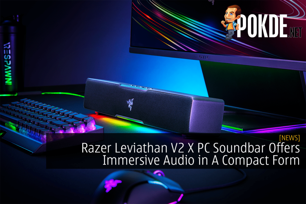 Razer Leviathan V2 X PC Soundbar Offers Immersive Audio in A Compact Form