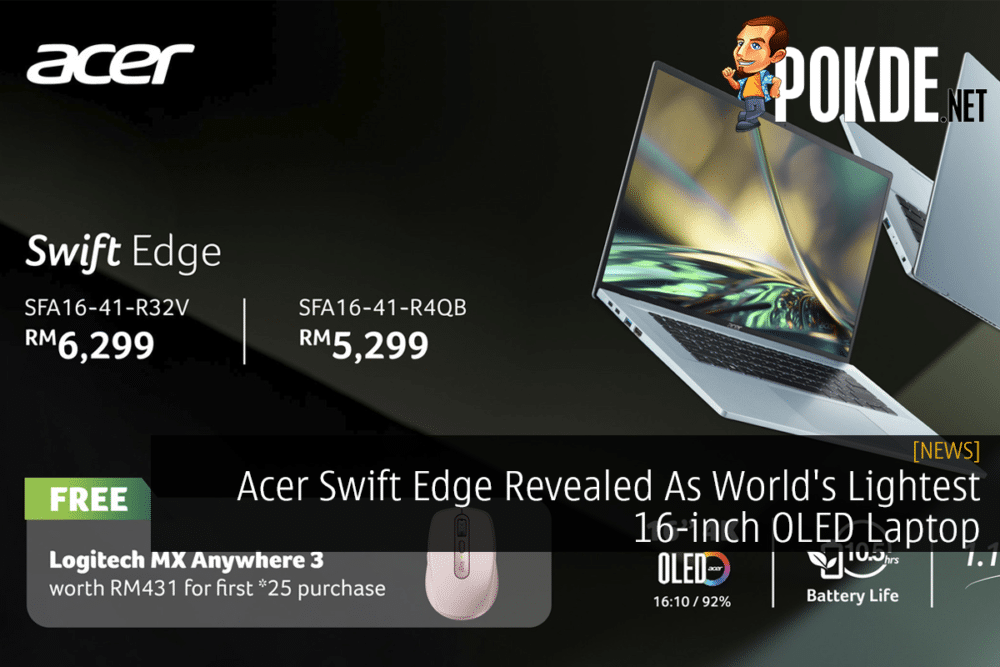 Acer Swift Edge Revealed As World's Lightest 16-inch OLED Laptop 26