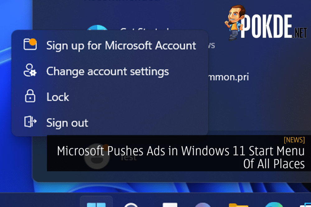 Microsoft Pushes Ads in Windows 11 Start Menu Of All Places 26