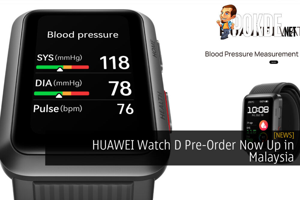 HUAWEI Watch D Pre-Order Page is Now Up in Malaysia