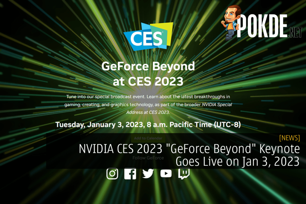 NVIDIA CES 2023 "GeForce Beyond" Keynote Goes Live on Jan 3, 2023 29