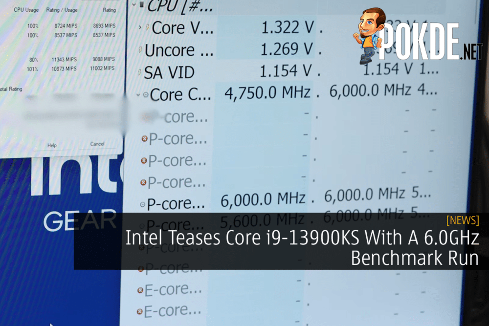 Intel Teases Core i9-13900KS With A 6.0GHz Benchmark Run 26
