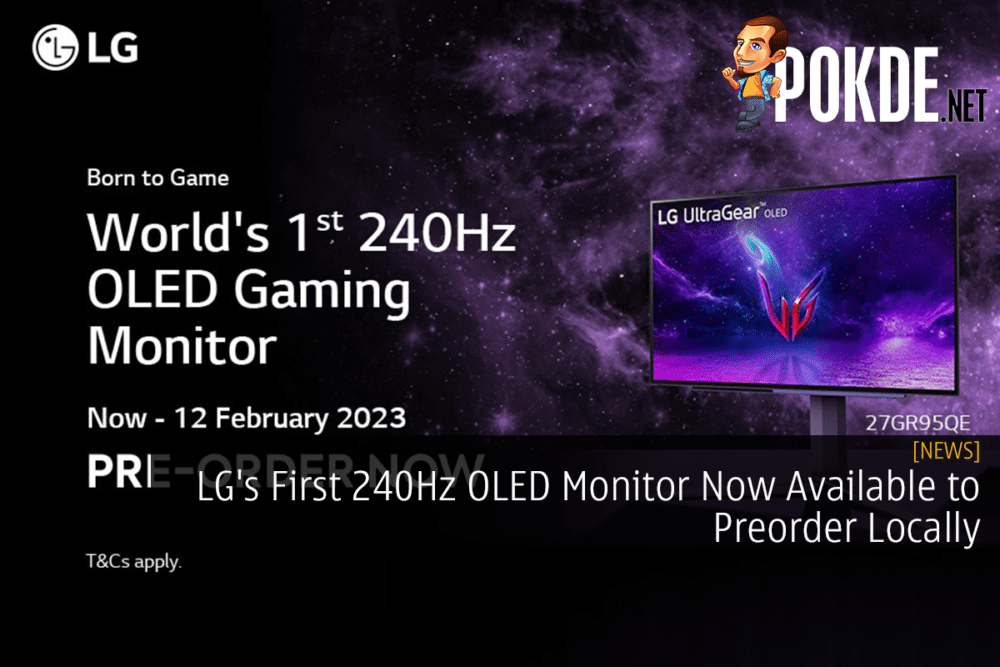 LG's First 240Hz OLED Monitor Now Available to Preorder Locally 20