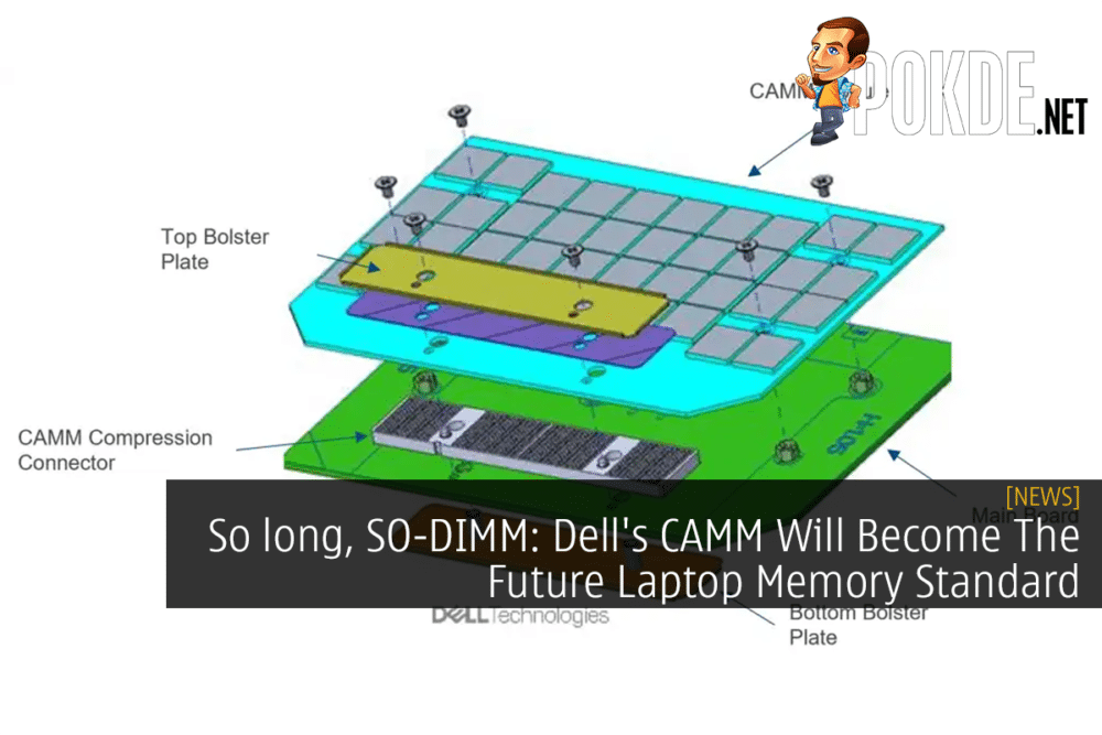 So long, SO-DIMM: Dell's CAMM Will Become The Future Laptop Memory Standard 20