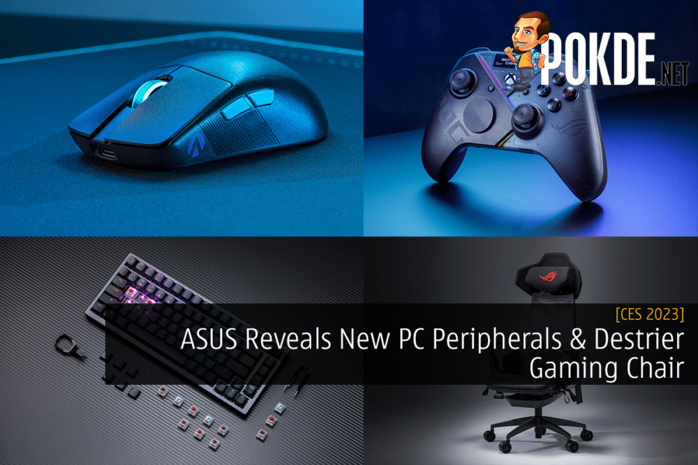 [CES 2023] ASUS Reveals New ROG Peripherals & Destrier Gaming Chair 28